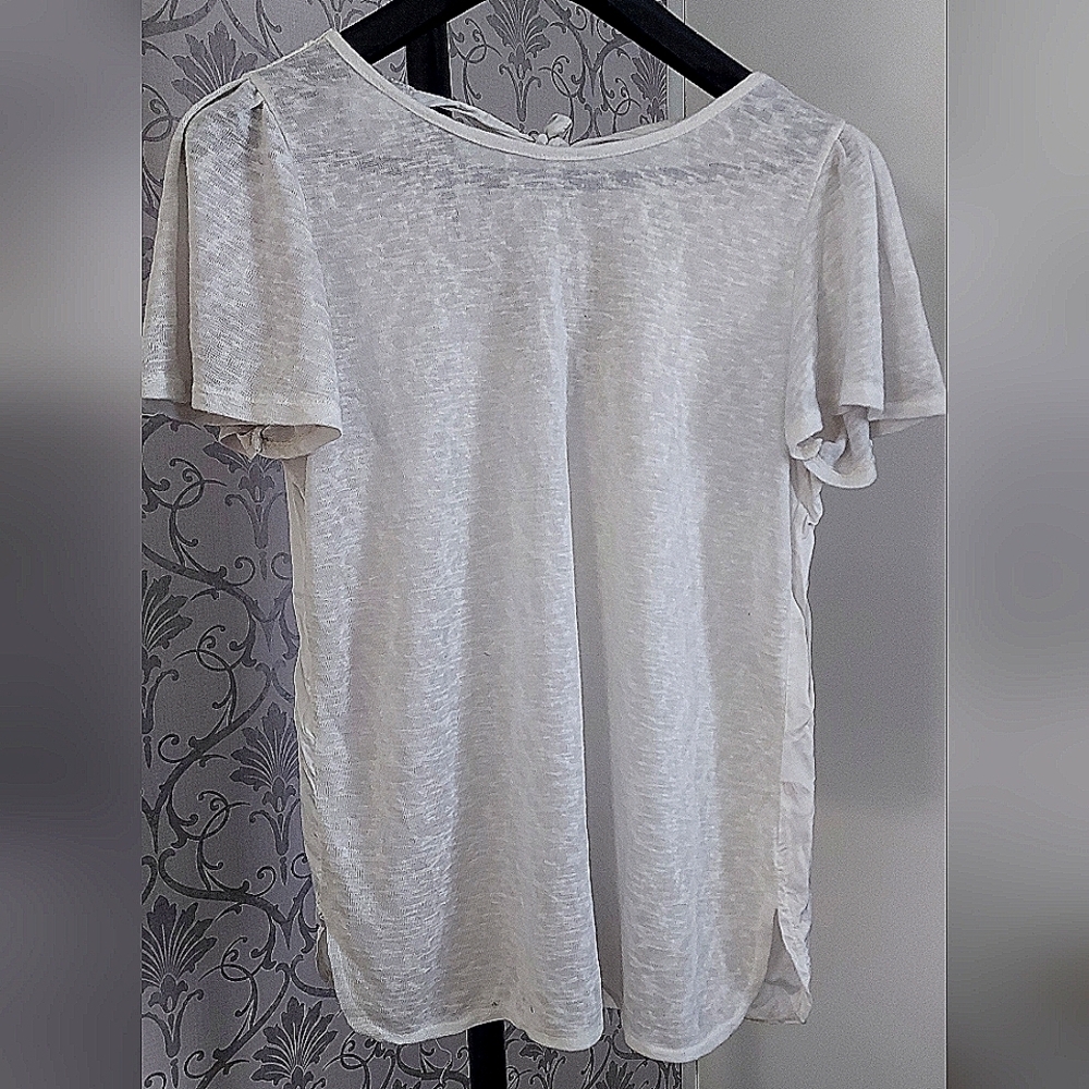 Effortless French Minimalism Bellambra Lightweight White Blouse Chic Timeless